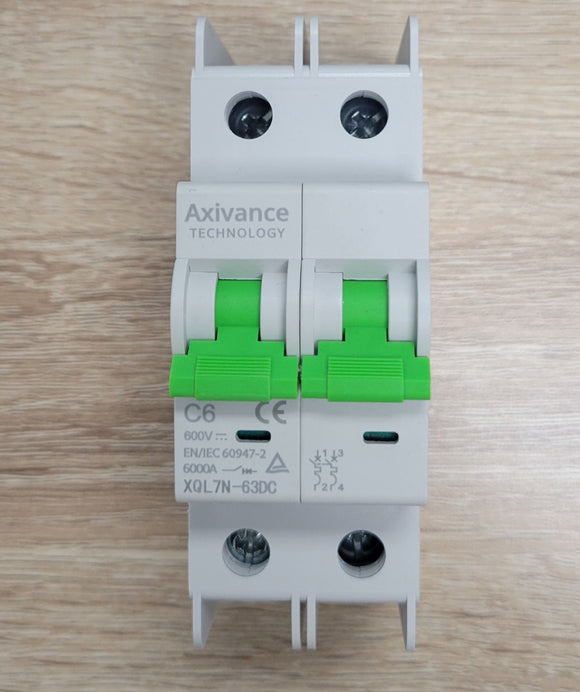 2 Pole 6A DC Circuit Breaker