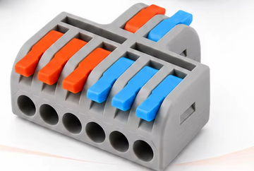 2 In 6 Out Lever Wire Connectors (10PK)
