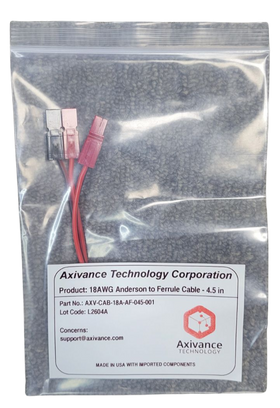 18AWG Anderson to Ferrule Cable – 4.5 in